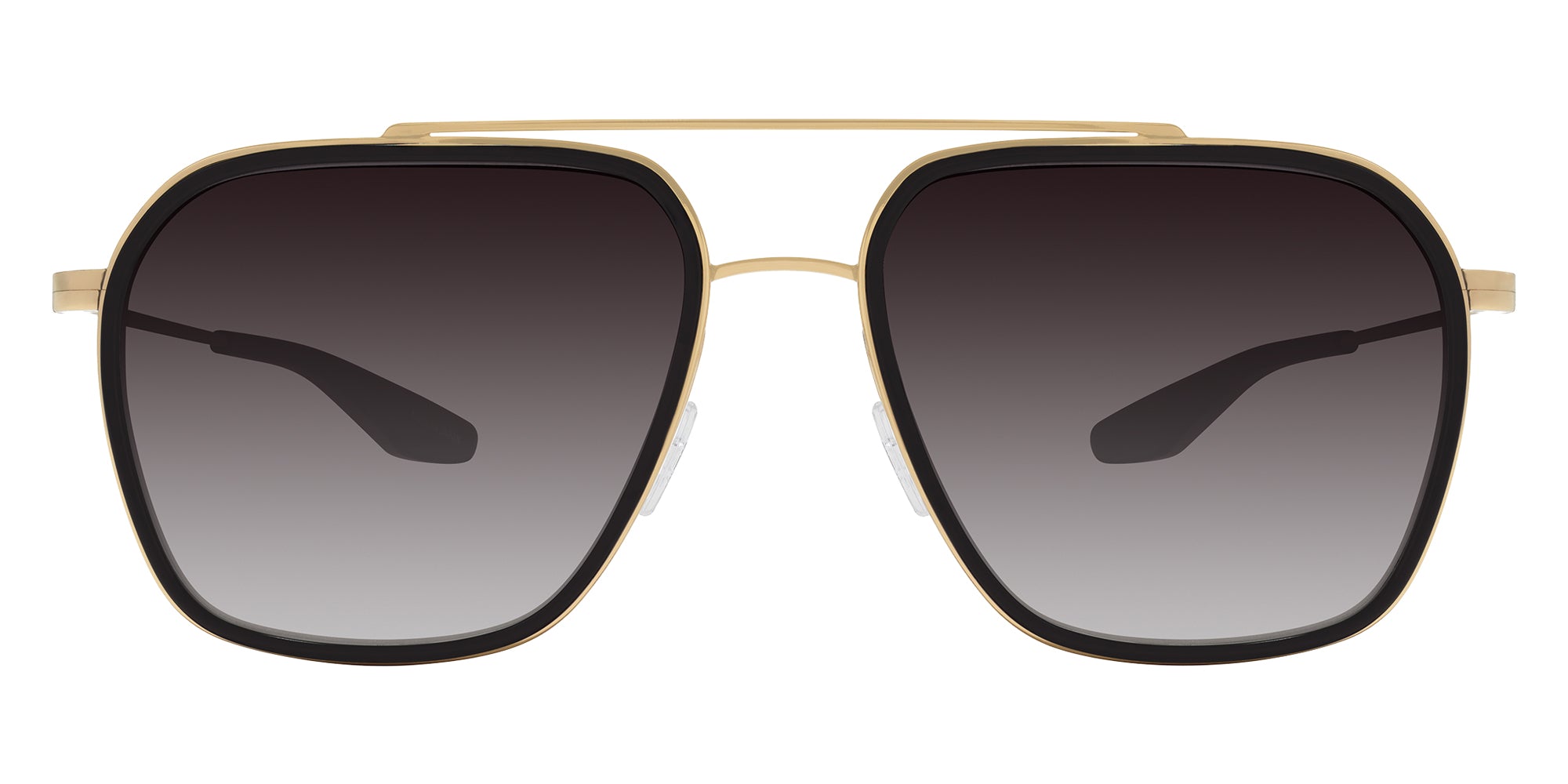 Barton Perreira® Rizzo Sunglasses - Gold/Black/Smolder (AR)