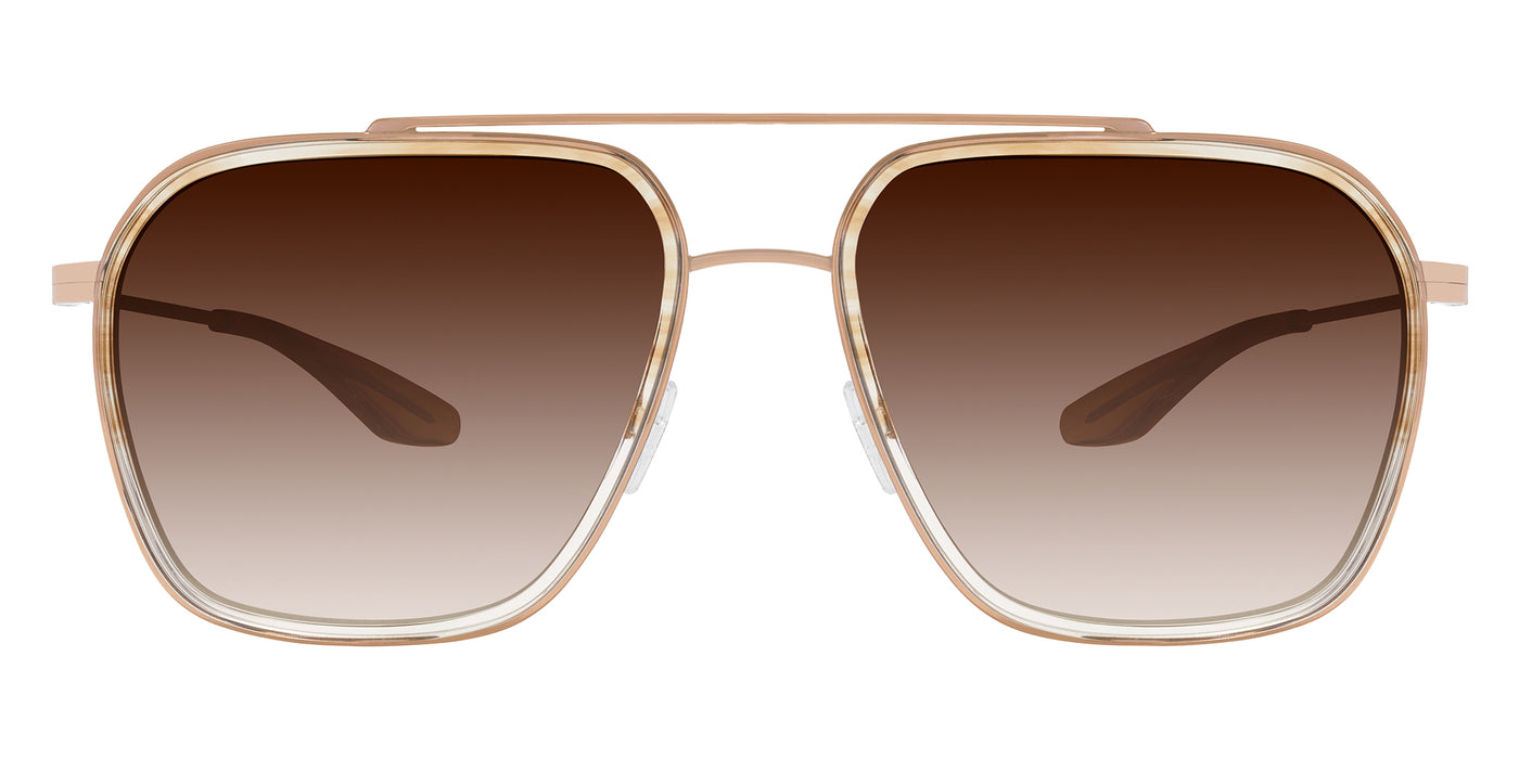 Barton Perreira® Rizzo Sunglasses - Rose Gold/Kashmir Sand/Southern Comfort (AR)