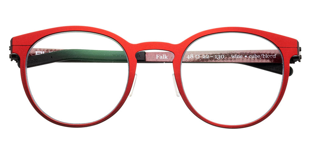 BLAC® FALK BLAC FALK WINE 48 - Red / Black Eyeglasses