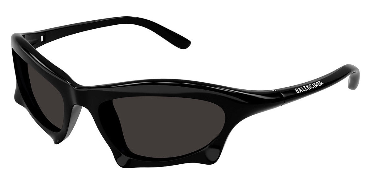 美品 バレンシアガ BB0229S プラスチック ブラック サングラス 黒 1095【中古】BALENCIAGA Balenciaga® BB0229S Wrap Sunglasses - EuroOptica – EuroOptica™