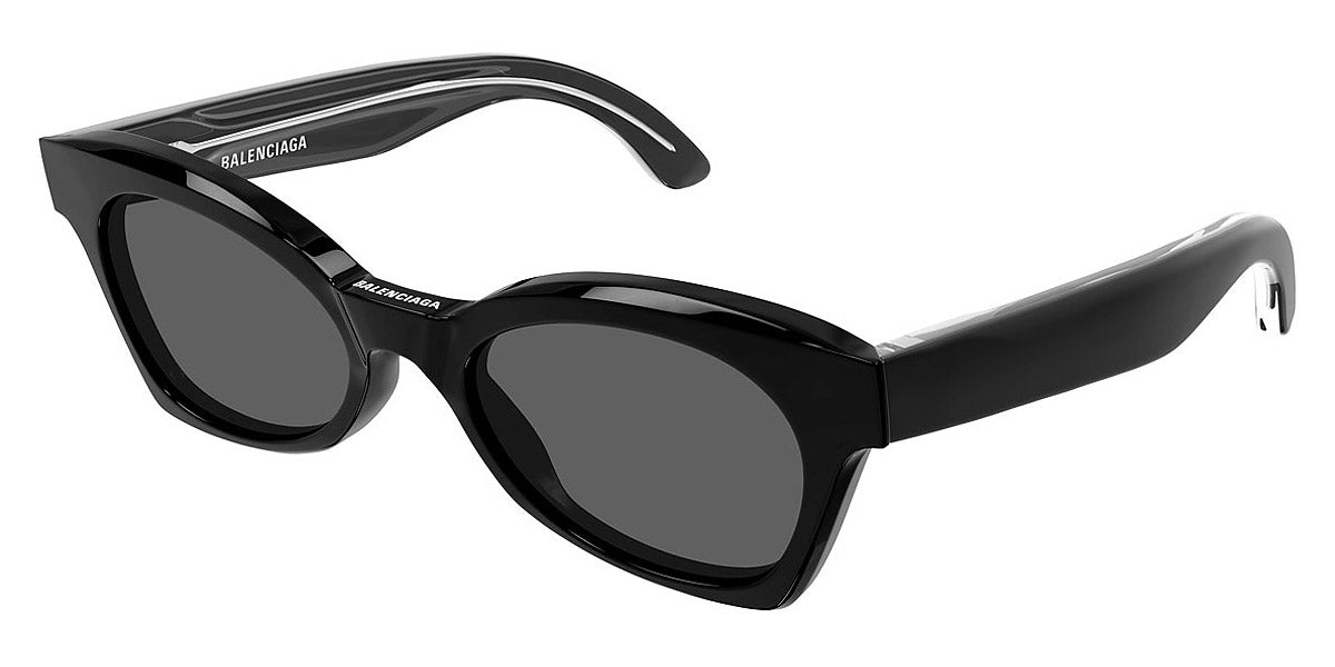 Balenciaga® BB0230S BB0230S 001 53 - Black Sunglasses