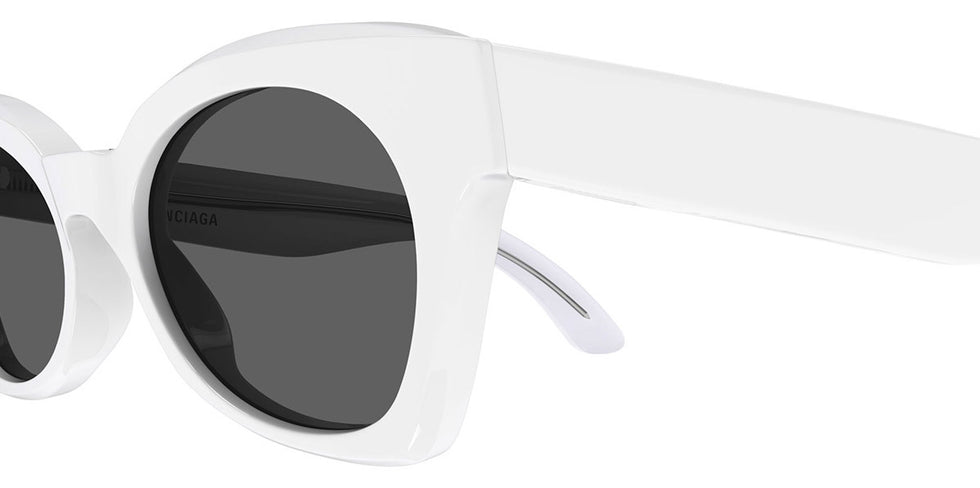 Balenciaga® BB0230S BB0230S 005 53 - White Sunglasses