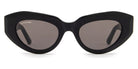 Balenciaga® BB0236S BB0236S 001 52 - Black Sunglasses
