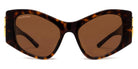 Balenciaga® BB0287S BB0287S 002 55 - Havana Sunglasses