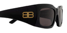 Balenciaga® BB0291S BB0291S 001 58 - Black Sunglasses