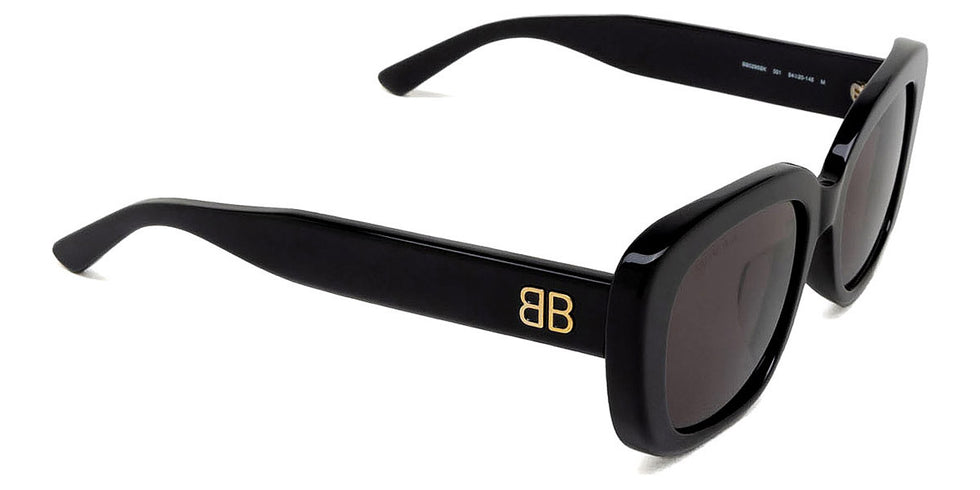 Balenciaga® BB0295SK BB0295SK 001 54 - Black Sunglasses