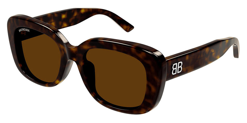 Balenciaga® BB0295SK BB0295SK 002 54 - Havana Sunglasses