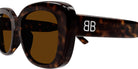 Balenciaga® BB0295SK BB0295SK 002 54 - Havana Sunglasses
