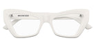 Balenciaga® BB0296O BB0296O 003 53 - White Eyeglasses