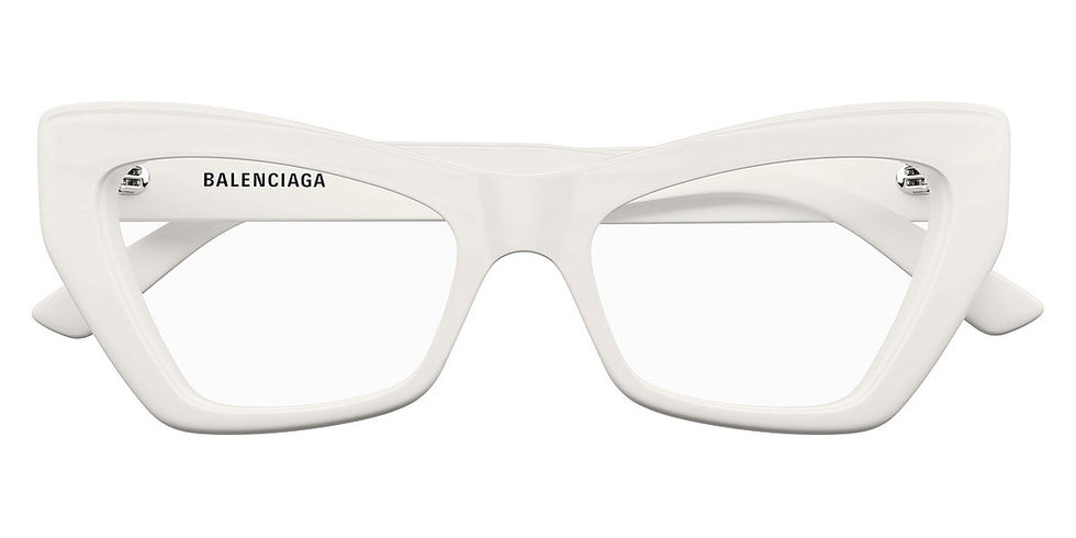 Balenciaga® BB0296O BB0296O 003 53 - White Eyeglasses