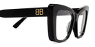 Balenciaga® BB0297O BB0297O 001 52 - Black Eyeglasses