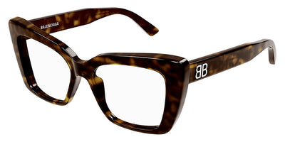 Balenciaga® BB0297O BB0297O 002 52 - Havana Eyeglasses
