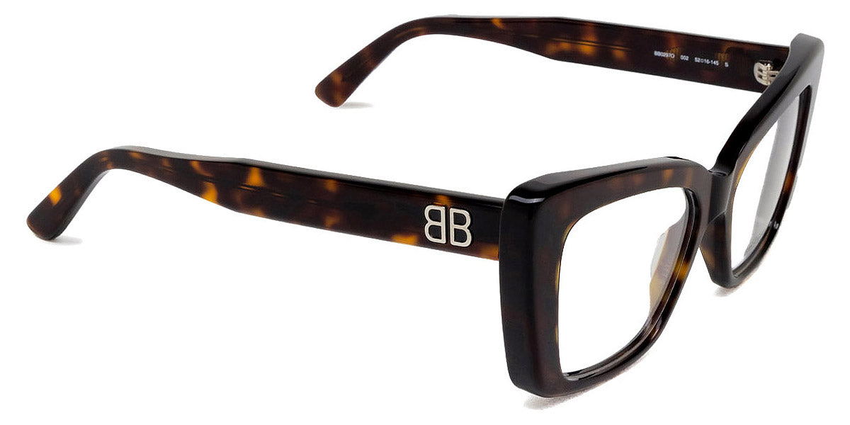 Balenciaga® BB0297O BB0297O 002 52 - Havana Eyeglasses