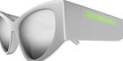 Balenciaga® BB0300S BB0300S 002 56 - Silver Sunglasses