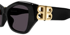 Balenciaga® BB0311SK BB0311SK 001 53 - Black Sunglasses