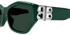 Balenciaga® BB0311SK BB0311SK 004 53 - Green Sunglasses