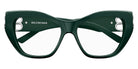 Balenciaga® BB0312O BB0312O 004 53 - Green Eyeglasses