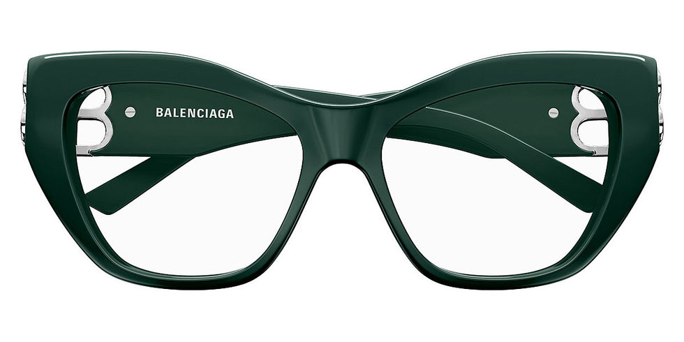Balenciaga® BB0312O BB0312O 004 53 - Green Eyeglasses