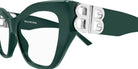 Balenciaga® BB0312O BB0312O 004 53 - Green Eyeglasses