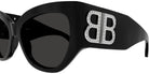 Balenciaga® BB0322S BB0322S 007 55 Sunglasses - 007-Black