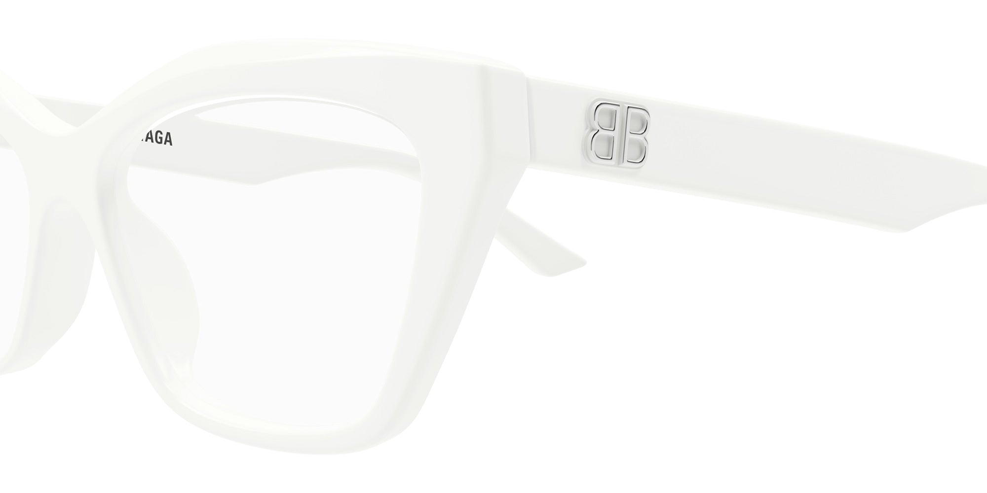 Balenciaga® BB0342O BB0342O 011 55 Eyeglasses - 011-White