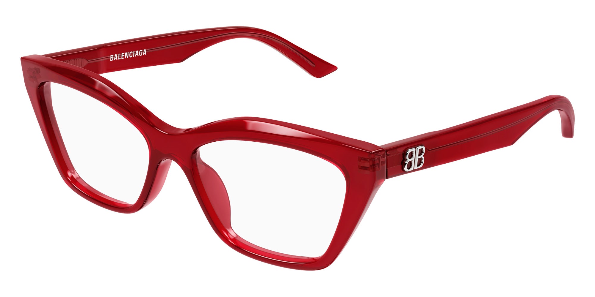 Balenciaga® BB0342O BB0342O 019 55 Eyeglasses - 019-Red