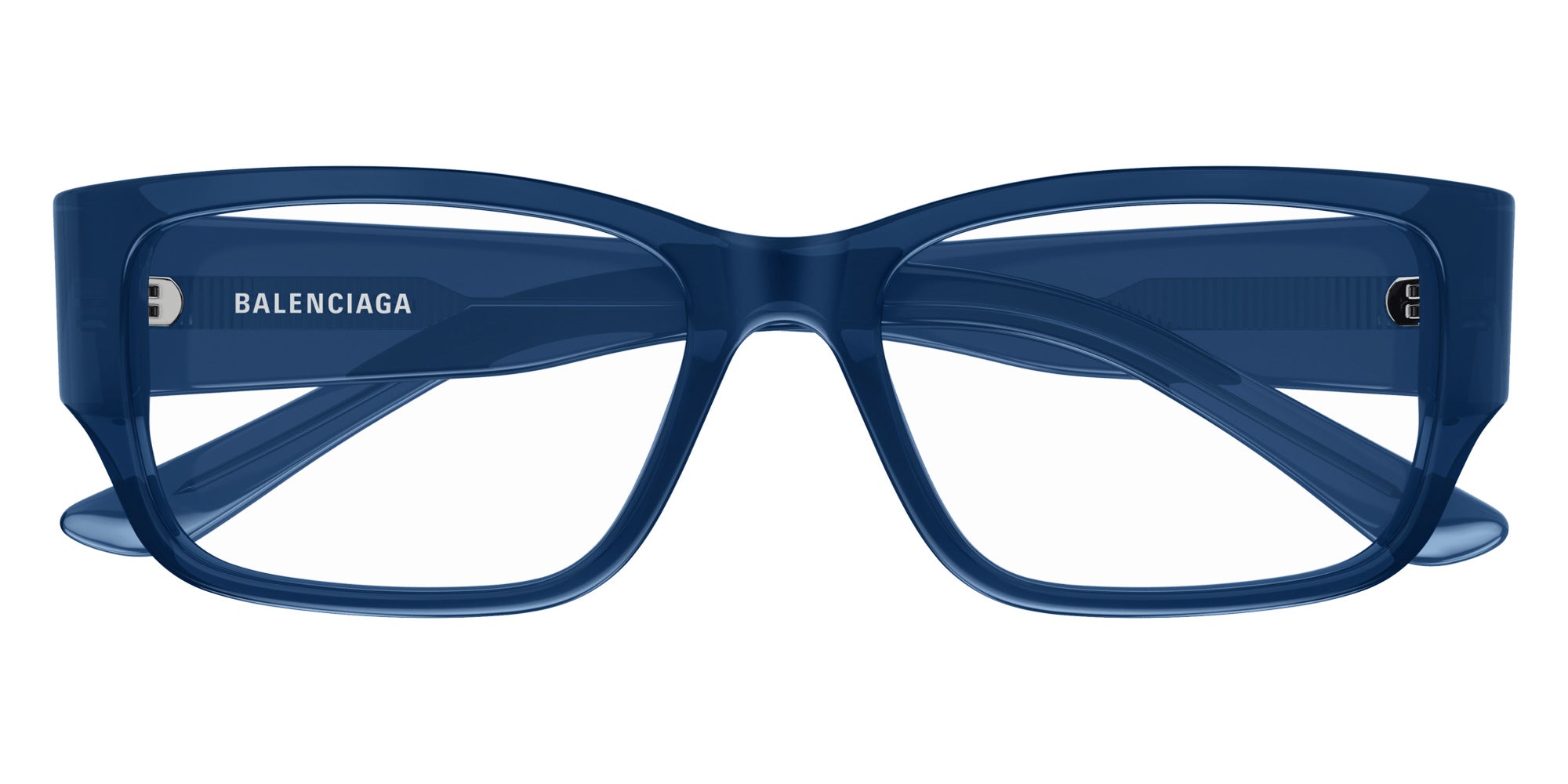 Balenciaga® BB0373OK BB0373OK 003 55 Eyeglasses - 003-Blue