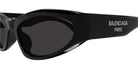 Balenciaga® BB0387S BB0387S 001 58 Sunglasses - 001-Black