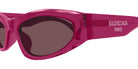 Balenciaga® BB0387S BB0387S 003 58 Sunglasses - 003-Burgundy