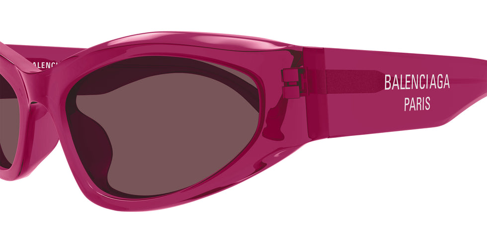 Balenciaga® BB0387S BB0387S 003 58 Sunglasses - 003-Burgundy