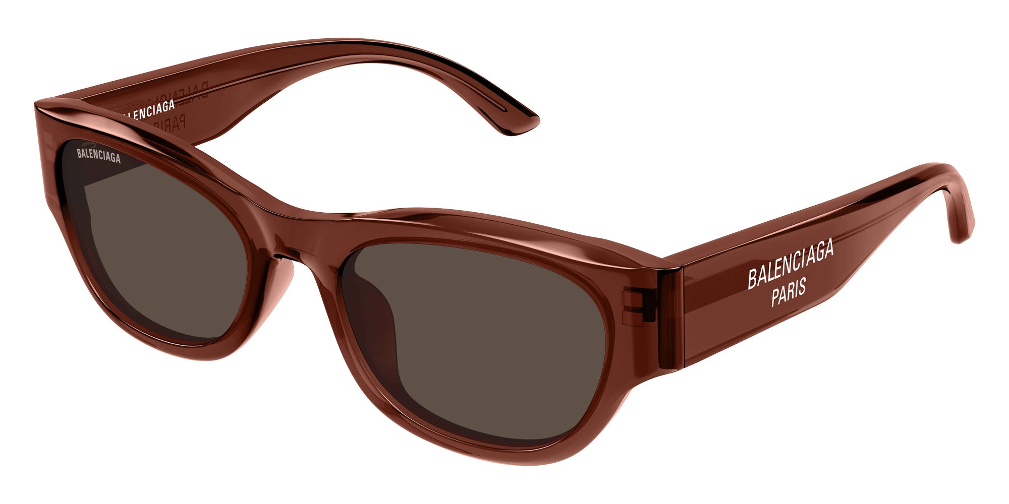 Balenciaga® BB0389SK BB0389SK 004 55 Sunglasses - 004-Brown