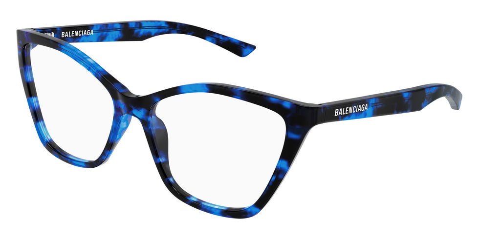 Balenciaga® BB0405O BB0405O 005 57 Eyeglasses - 005-Blue