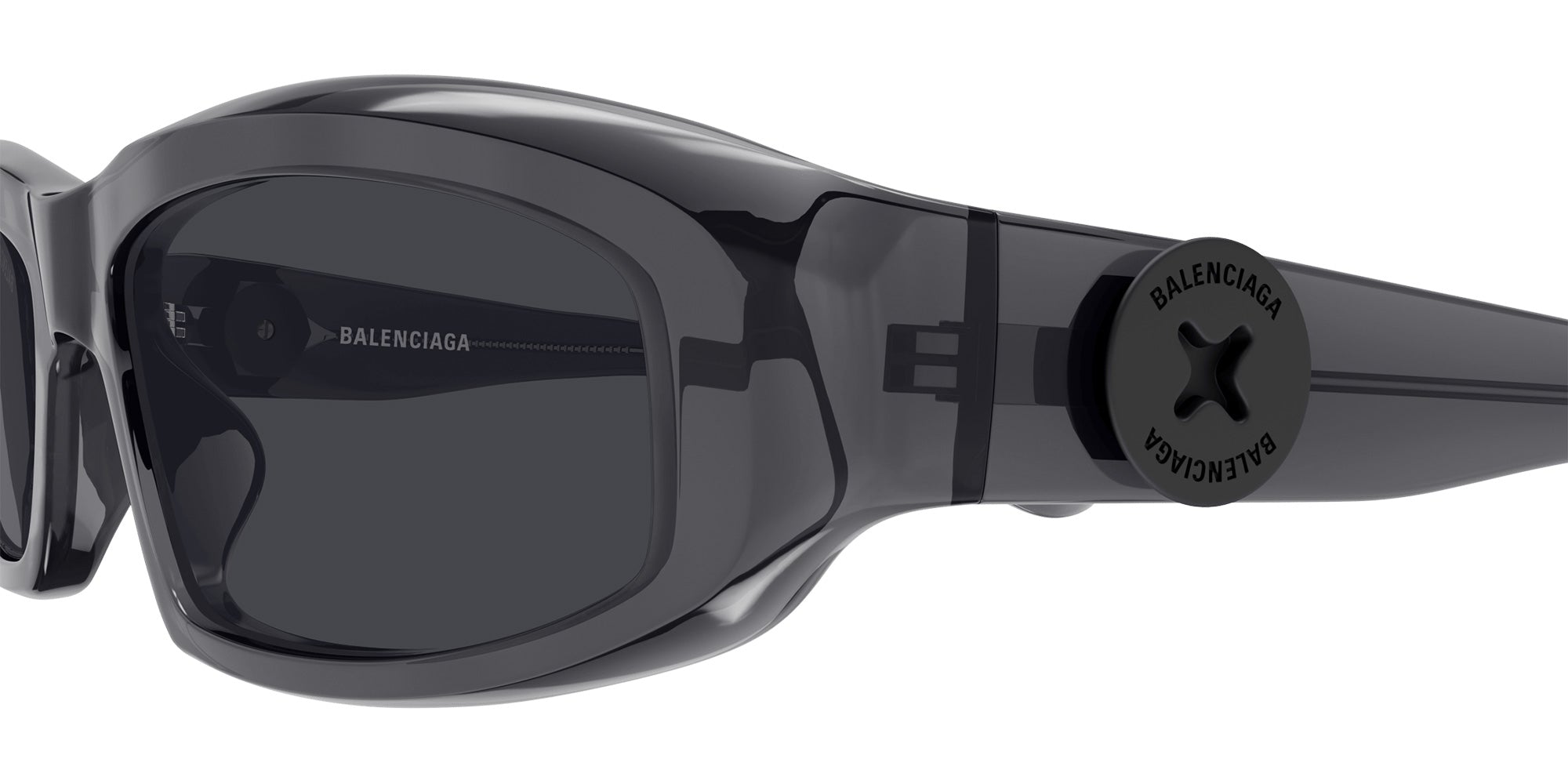 Balenciaga® BB0408S BB0408S 004 58 Sunglasses - 004-Grey