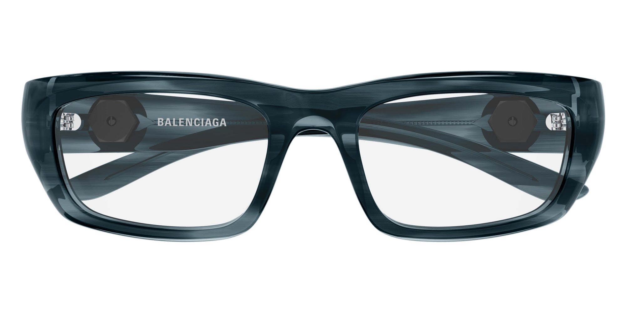 Balenciaga® BB0411O BB0411O 003 53 Eyeglasses - 003-Blue