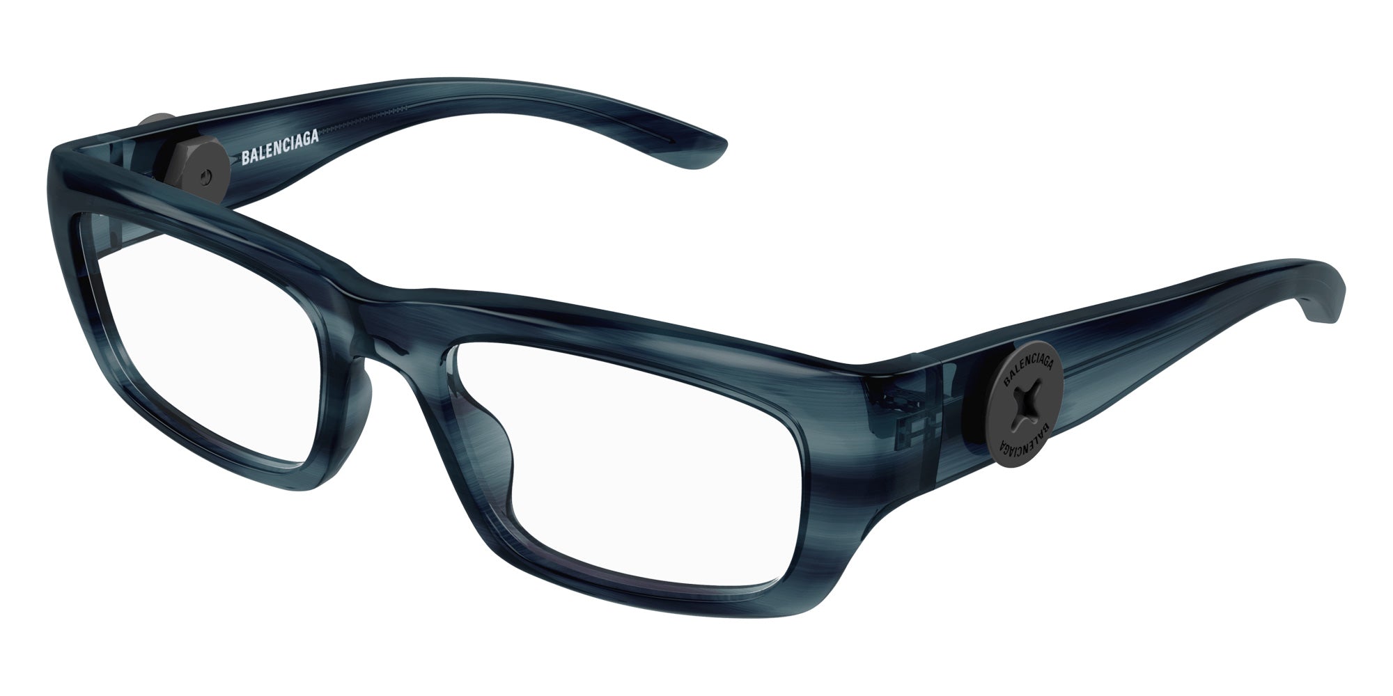 Balenciaga® BB0411O BB0411O 003 53 Eyeglasses - 003-Blue