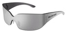 Balenciaga® BB0421S BB0421S 005 99 Sunglasses - 005-Silver