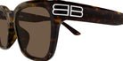 Balenciaga® BB0433SK BB0433SK 002 56 Sunglasses - 002-Havana