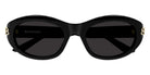 Balenciaga® BB0434SK BB0434SK 001 55 Sunglasses - 001-Black