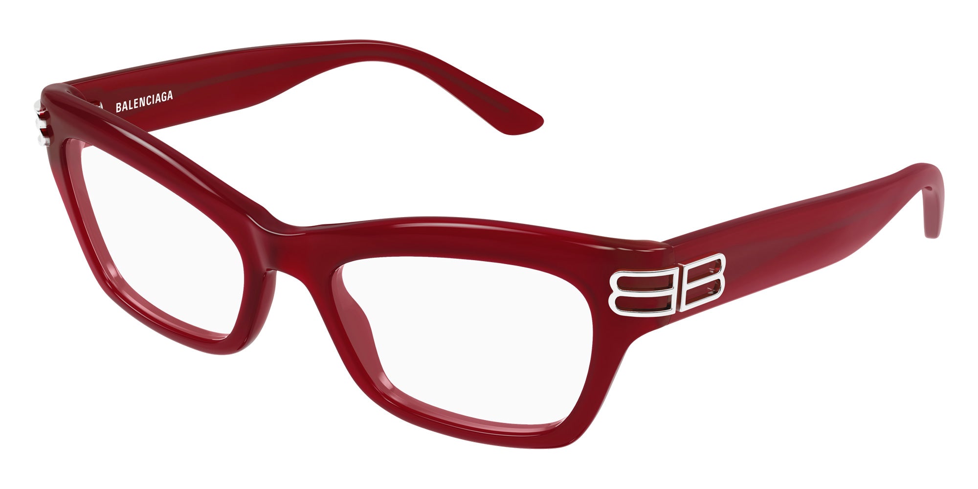 Balenciaga® BB0435O BB0435O 005 54 Eyeglasses - 005-Red