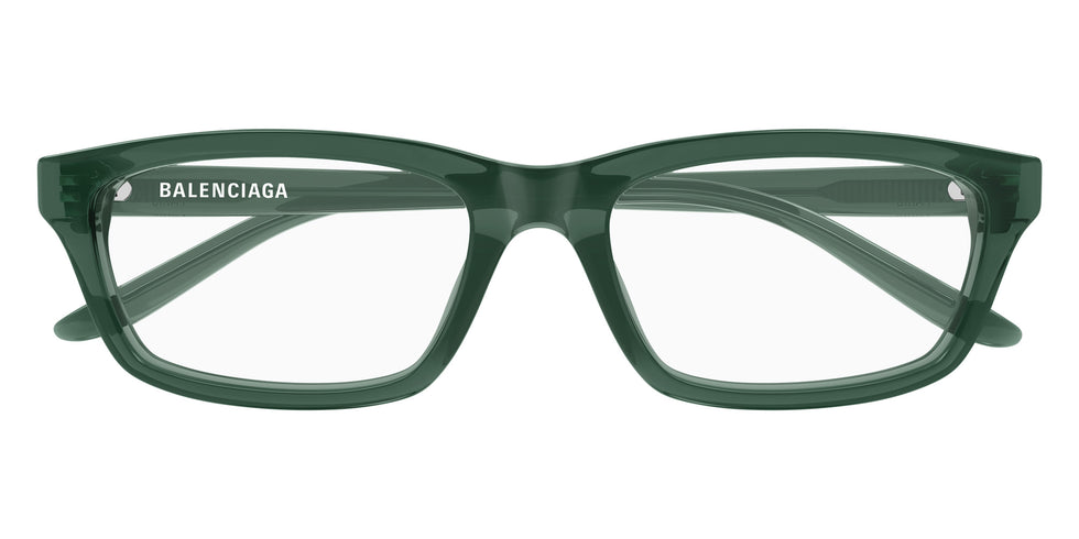 Balenciaga® BB0439O BB0439O 007 55 Eyeglasses - 007-Green