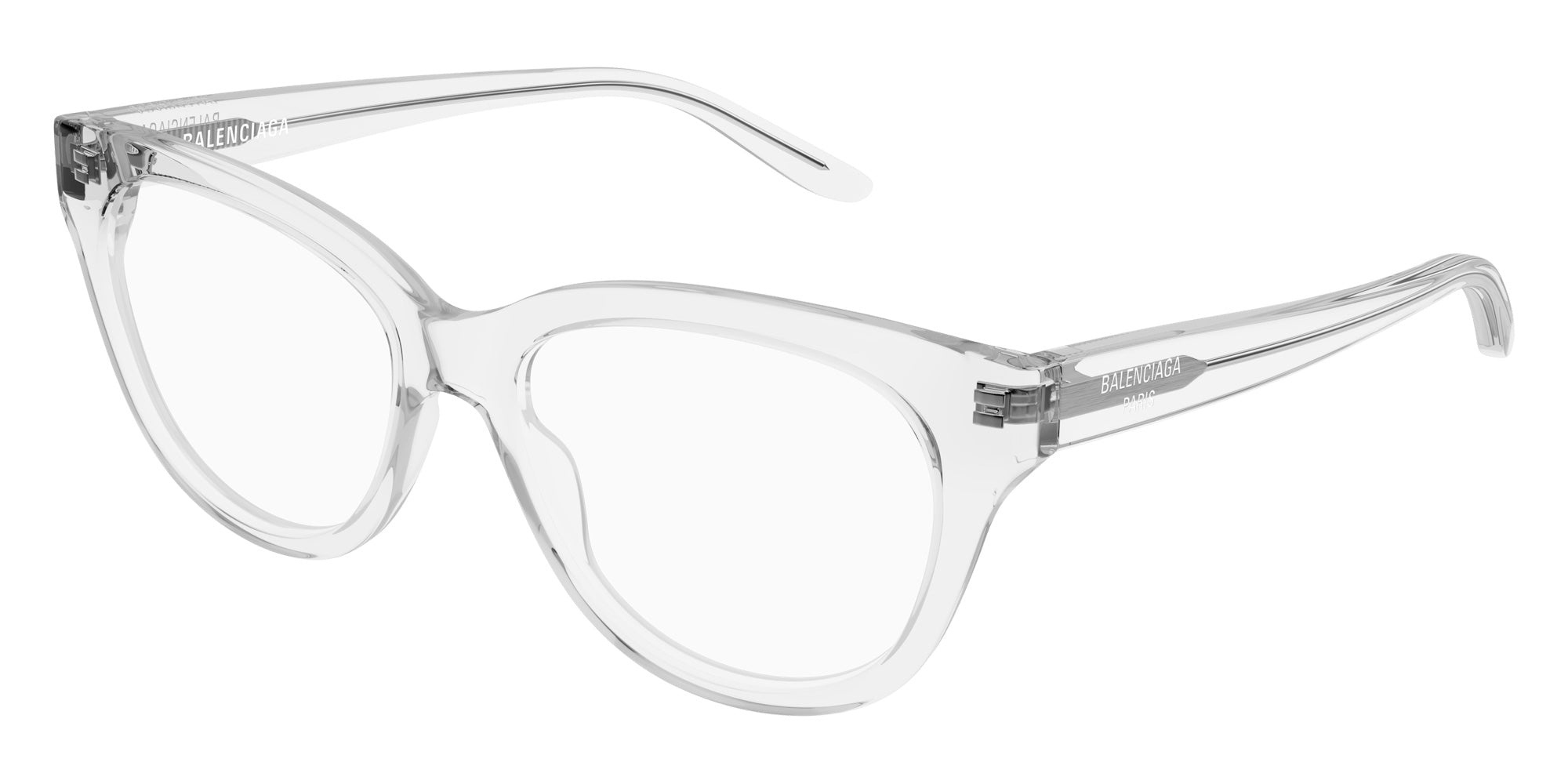 Balenciaga® BB0441O BB0441O 006 53 Eyeglasses - 006-Crystal
