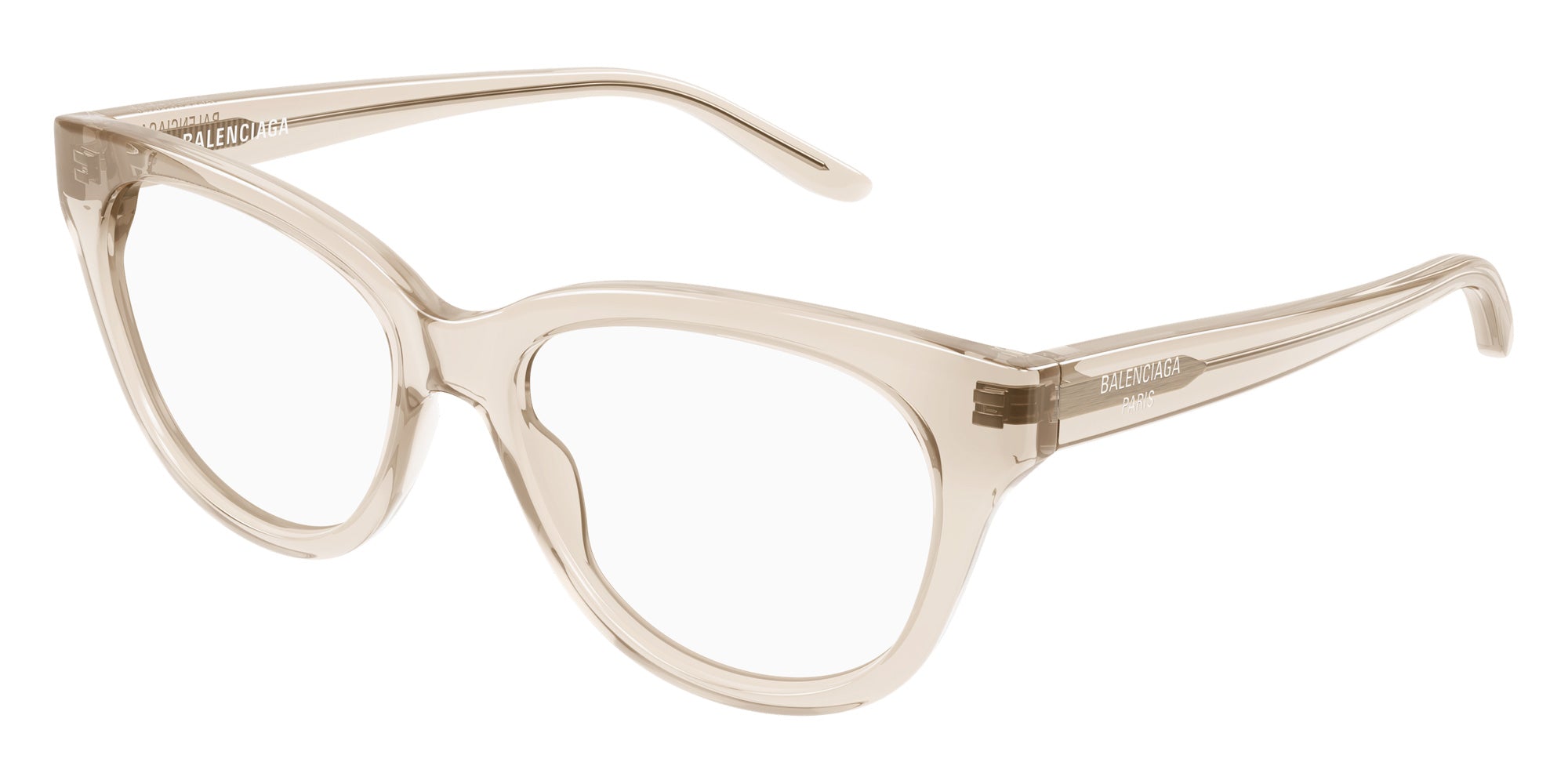 Balenciaga® BB0441O BB0441O 007 53 Eyeglasses - 007-Ivory