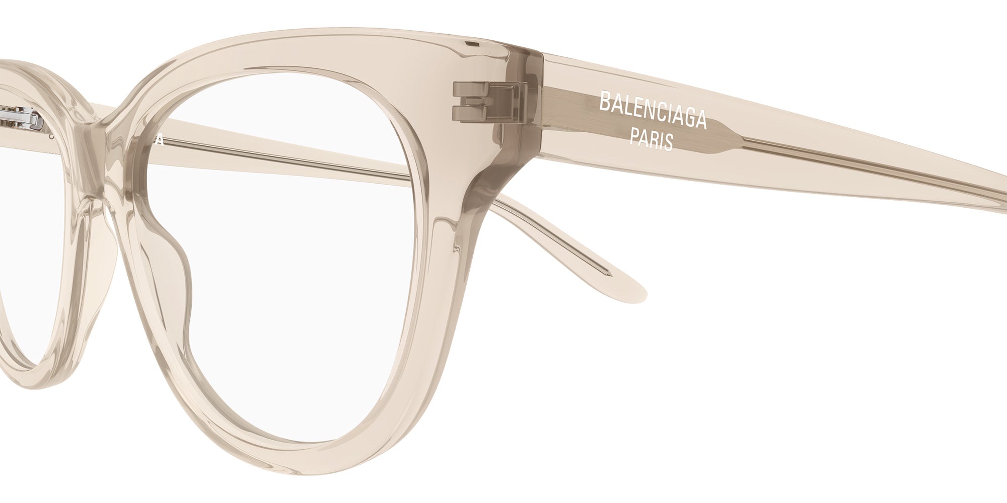 Balenciaga® BB0441O BB0441O 007 53 Eyeglasses - 007-Ivory