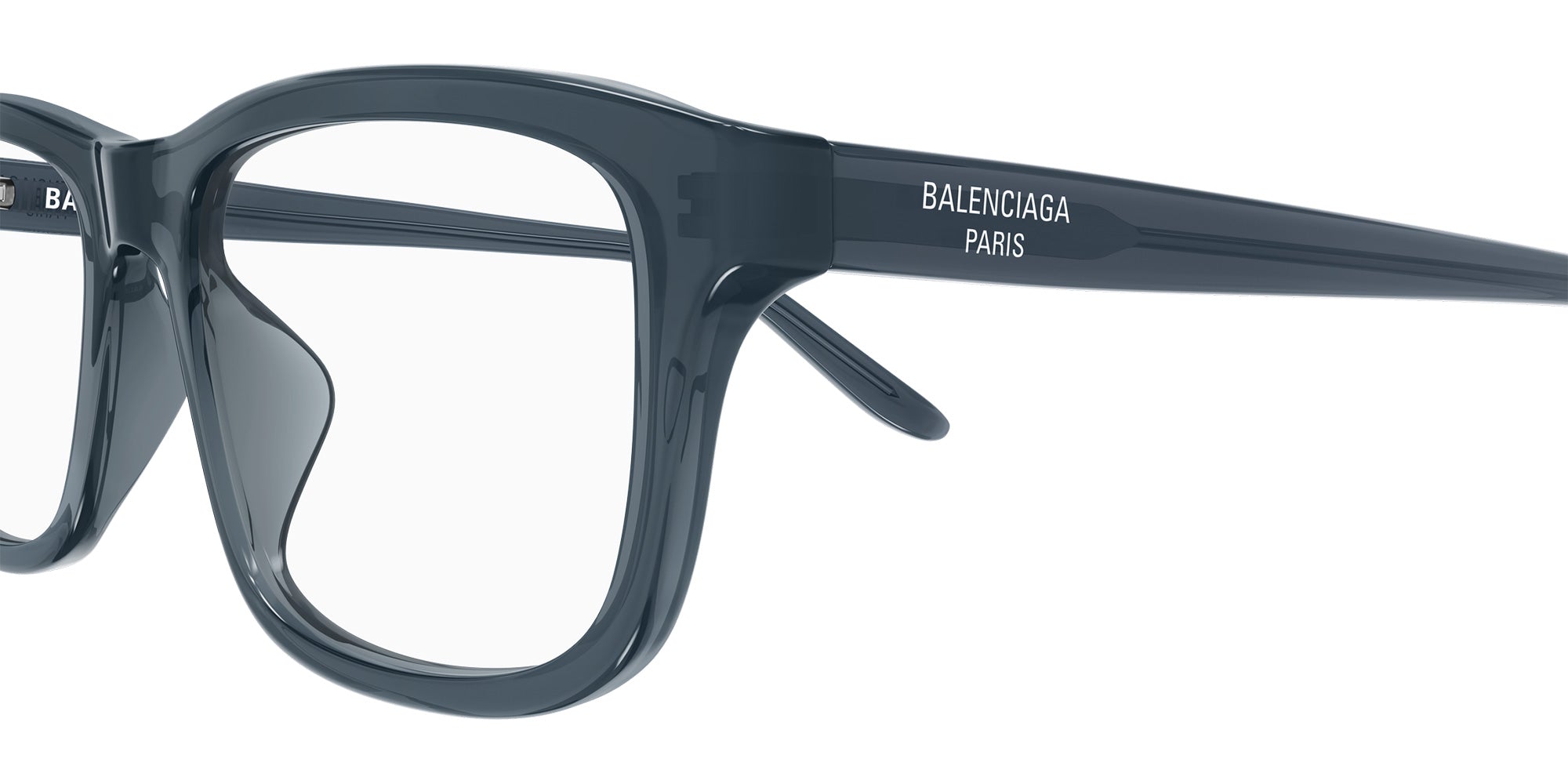 Balenciaga® BB0442OA BB0442OA 007 55 Eyeglasses - 007-Blue
