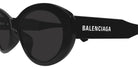 Balenciaga® BB0446S BB0446S 001 56 Sunglasses - 001-Black