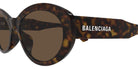 Balenciaga® BB0446S BB0446S 002 56 Sunglasses - 002-Havana