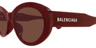 Balenciaga® BB0446S BB0446S 005 56 Sunglasses - 005-Burgundy