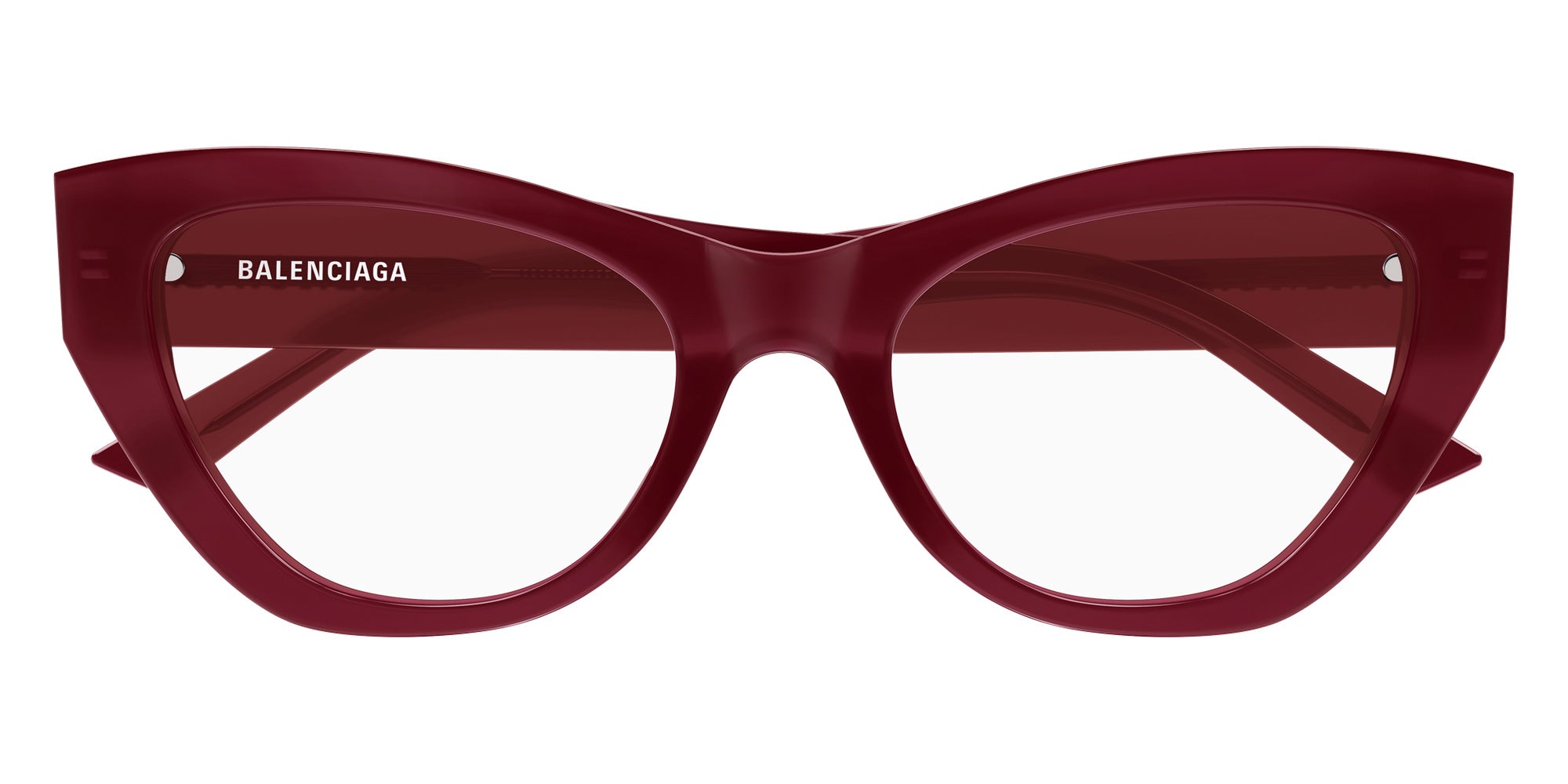 Balenciaga® BB0449O BB0449O 010 55 Eyeglasses - 010-Burgundy