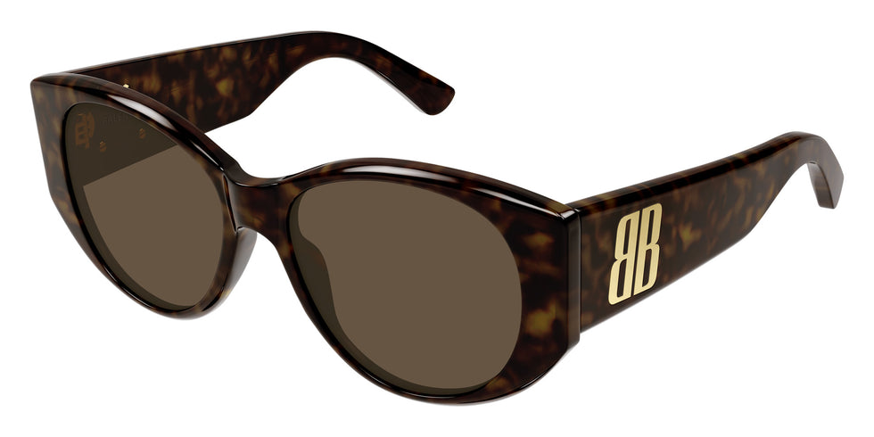 Balenciaga® BB0455S BB0455S 002 55 Sunglasses - 002-Havana