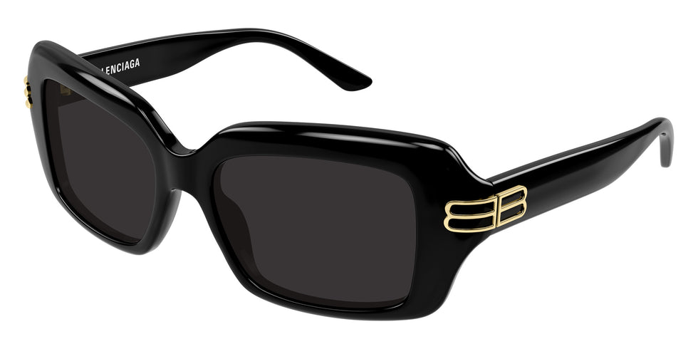 Balenciaga® BB0465S BB0465S 001 56 Sunglasses - 001-Black
